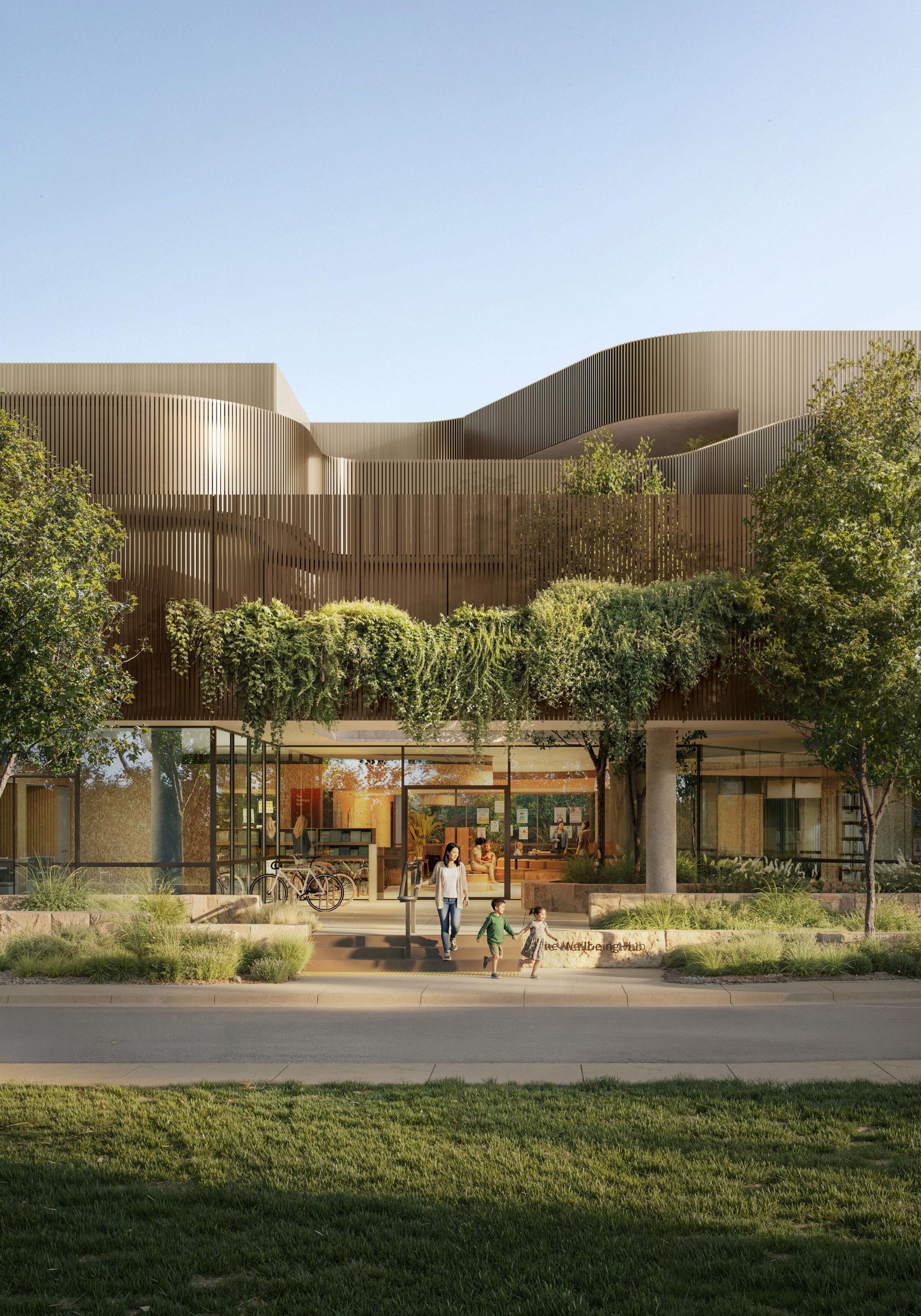 WCH HEALTH AND WELLBEING HUB V04 EXT CLOSE UP FINAL